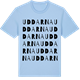 Blue Soul t-shirt med Uddarna ordlek t-shirt