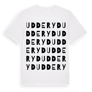 Udderyd ordlek t-shirt – ekologisk bomull t-shirt från Pinshirt