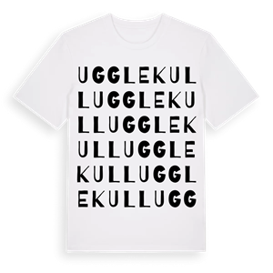 Ugglekull ordlek t-shirt – ekologisk bomull t-shirt från Pinshirt