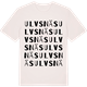 Vintage White t-shirt med Ulvsnäs ordlek t-shirt