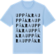 Blue Soul t-shirt med Uppåkra ordlek t-shirt