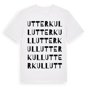 Utterkull ordlek t-shirt – ekologisk bomull t-shirt från Pinshirt