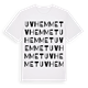 White t-shirt med Uvhemmet ordlek t-shirt