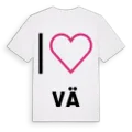Jag älskar Vä t-shirt stort tryck