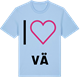 Blue Soul t-shirt med Jag älskar Vä t-shirt stort tryck