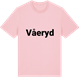 Pink Cotton t-shirt med Våeryd fetstil t-shirt