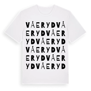 Våeryd ordlek t-shirt – ekologisk bomull t-shirt från Pinshirt