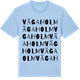 Blue Soul t-shirt med Vägaholm ordlek t-shirt