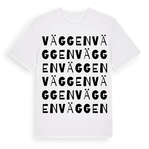 Väggen ordlek t-shirt – ekologisk bomull t-shirt från Pinshirt