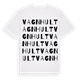 White t-shirt med Vagnhult ordlek t-shirt