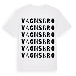 Vagnsbro ordlek t-shirt – ekologisk bomull t-shirt från Pinshirt