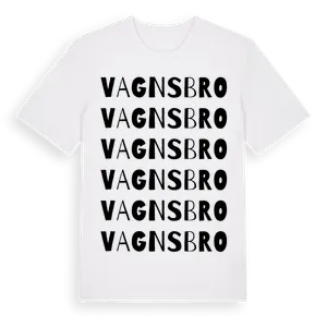 Vagnsbro ordlek t-shirt – ekologisk bomull t-shirt från Pinshirt