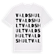 Valdshult ordlek t-shirt