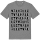 Mid Heather Gray t-shirt med Välhället ordlek t-shirt