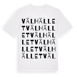 Välhället ordlek t-shirt – ekologisk bomull t-shirt från Pinshirt