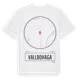 White t-shirt med Vallbohaga t-shirt