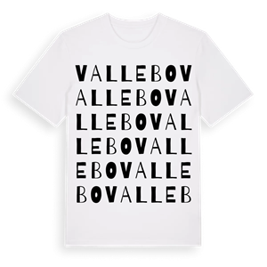 Vallebo ordlek t-shirt – ekologisk bomull t-shirt från Pinshirt