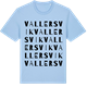 Blue Soul t-shirt med Vallersvik ordlek t-shirt