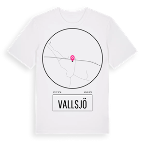 Vallsjö t-shirt – ekologisk bomull t-shirt från Pinshirt