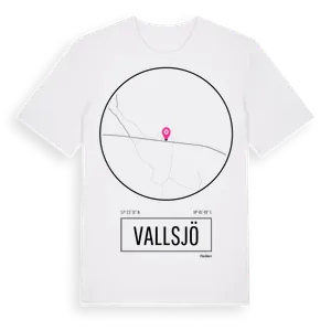 Vallsjö t-shirt – ekologisk bomull t-shirt från Pinshirt