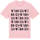 Pink Cotton t-shirt med Vänhem ordlek t-shirt