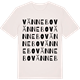 Vintage White t-shirt med Vännebo ordlek t-shirt
