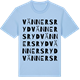 Blue Soul t-shirt med Vännersryd ordlek t-shirt