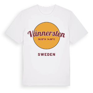 Vännersten cirkel t-shirt – ekologisk bomull t-shirt från Pinshirt