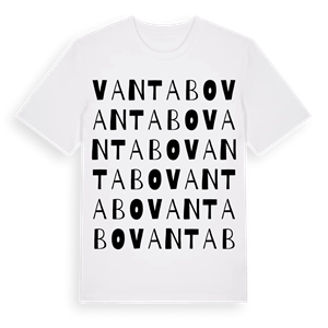 Vantabo ordlek t-shirt – ekologisk bomull t-shirt från Pinshirt