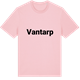 Pink Cotton t-shirt med Vantarp fetstil t-shirt
