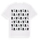 White t-shirt med Vära ordlek t-shirt