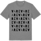 Mid Heather Gray t-shirt med Vare ordlek t-shirt