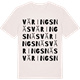 Vintage White t-shirt med Väringsnäs ordlek t-shirt