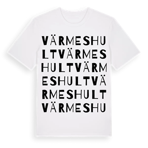 Värmeshult ordlek t-shirt – ekologisk bomull t-shirt från Pinshirt