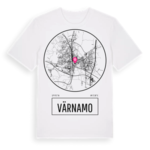 Värnamo t-shirt – ekologisk bomull t-shirt från Pinshirt