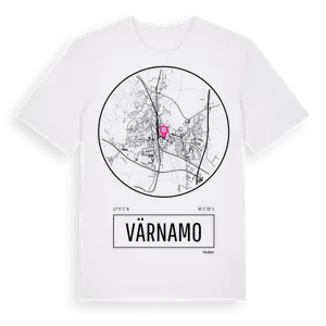 Värnamo t-shirt – ekologisk bomull t-shirt från Pinshirt
