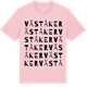 Pink Cotton t-shirt med Väståker ordlek t-shirt