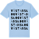 Blue Soul t-shirt med Västanskog ordlek t-shirt