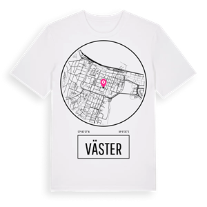Väster t-shirt – ekologisk bomull t-shirt från Pinshirt
