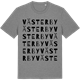 Mid Heather Gray t-shirt med Västerby ordlek t-shirt