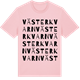 Pink Cotton t-shirt med Västerkvarn ordlek t-shirt