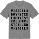 Mid Heather Gray t-shirt med Västerlund ordlek t-shirt