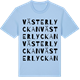 Blue Soul t-shirt med Västerlyckan ordlek t-shirt