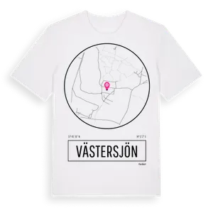 Västersjön t-shirt – ekologisk bomull t-shirt från Pinshirt