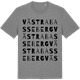 Mid Heather Gray t-shirt med Västra Basseberg ordlek t-shirt