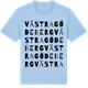 Blue Soul t-shirt med Västra Gödeberg ordlek t-shirt