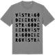 Mid Heather Gray t-shirt med Västra Gödeberg ordlek t-shirt