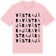 Pink Cotton t-shirt med Västra Jära ordlek t-shirt