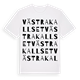 Västra Kallset ordlek t-shirt