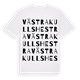 Västra Kullshestra ordlek t-shirt